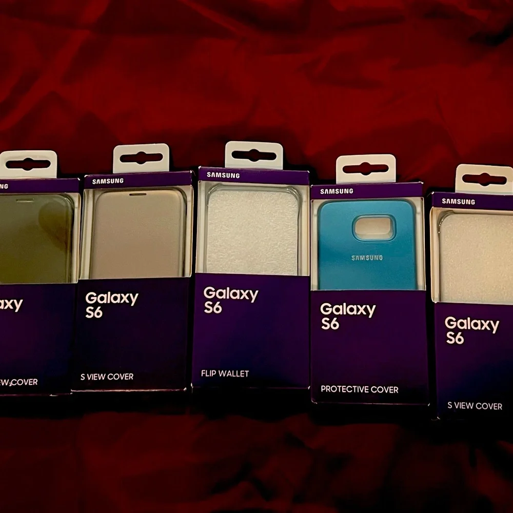 🆕 5 - Samsung Branded Galaxy S6 Cases